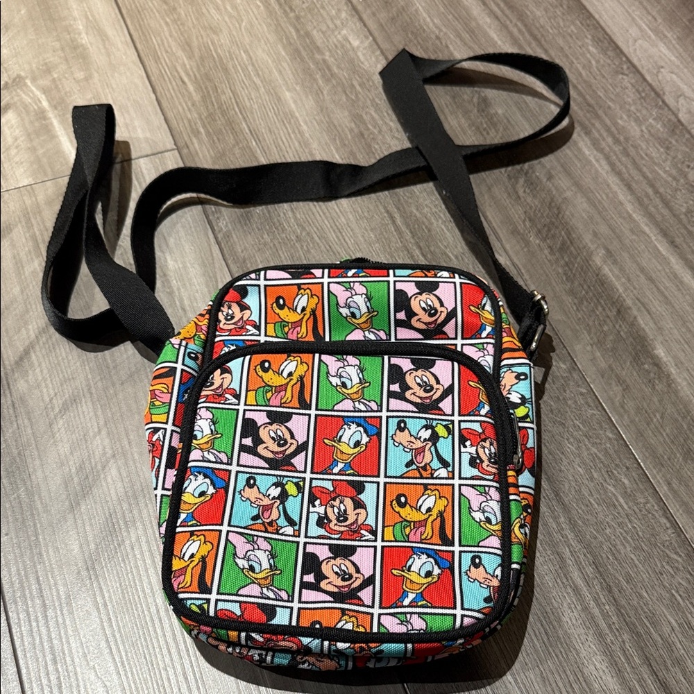 Disney Colorful Character Print Crossbody Bag
